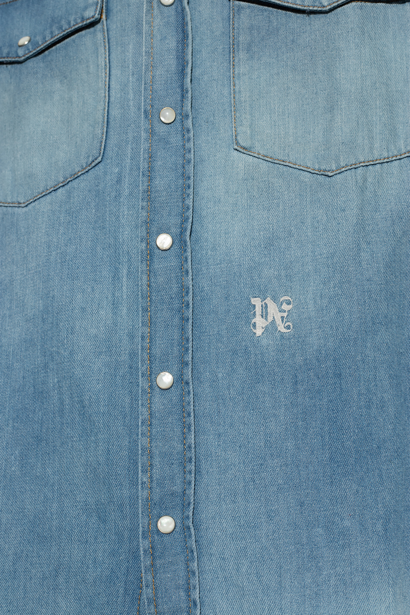 Blue Denim shirt Palm Angels - Vitkac Canada